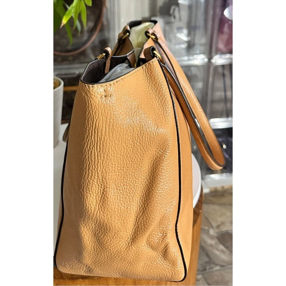 Tory Burch Brown Leather Tote - Picture 7 of 9